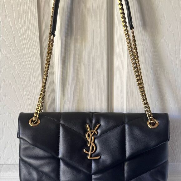 Crochet raffia tote bag with chain - Picture 14 of 16